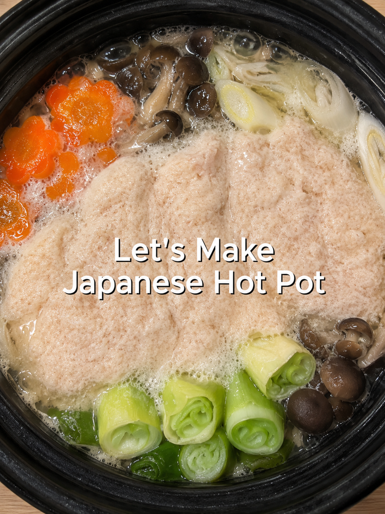 Mentaiko & Tororo Hot Pot 🧡🥔🍗