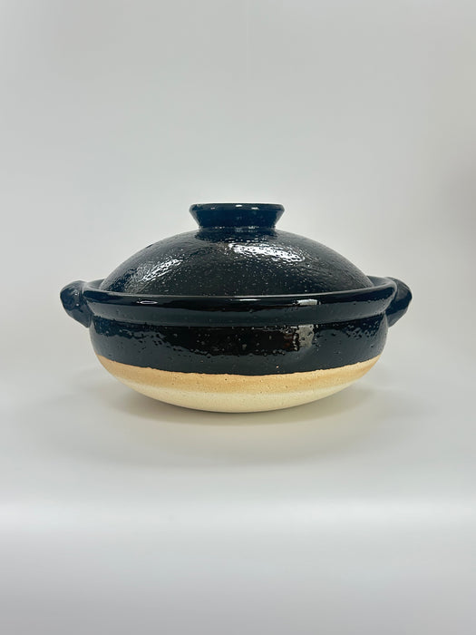 Iga Ware | Tenmoku Donabe – Medium (3–4 Servings)
