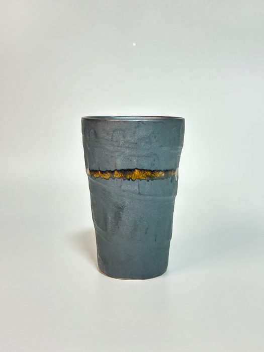 Mino Ware | Black Glaze Ceramic Tumbler