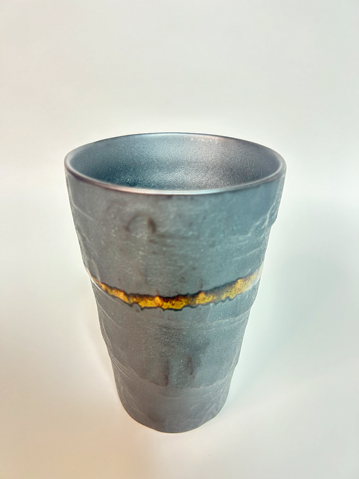 Mino Ware | Black Glaze Ceramic Tumbler
