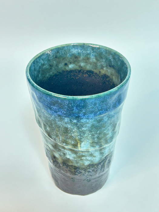 Mino Ware | Blue Glaze Ceramic Tumbler